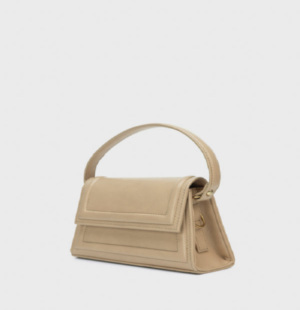 OMG Faux Leather Handle Bag