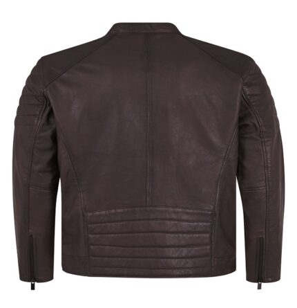 OMG Plain Leather Biker Jacket